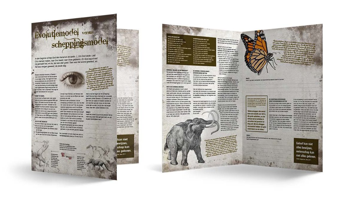 Bijbelstudie 1. Evolutiemodel versus scheppingsmodel.